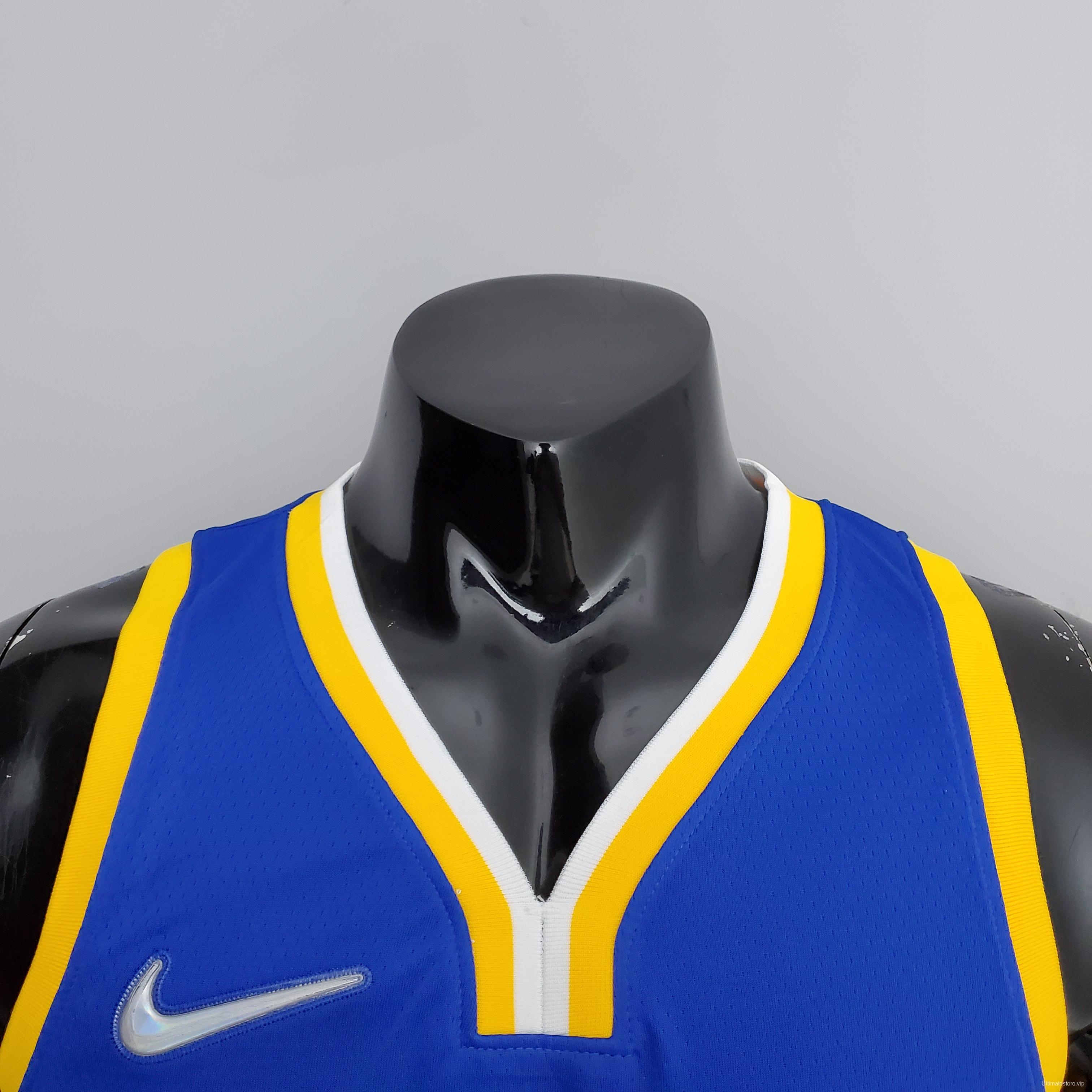 75th Anniversary Golden State Warriors Thompson #11 Mexico Edition Blue NBA Jersey