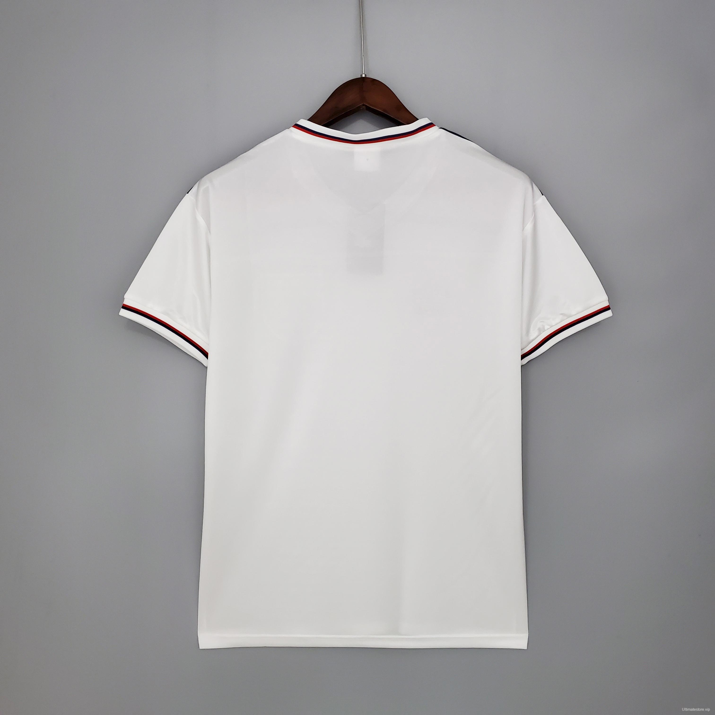 Retro 1982 England home Soccer Jersey