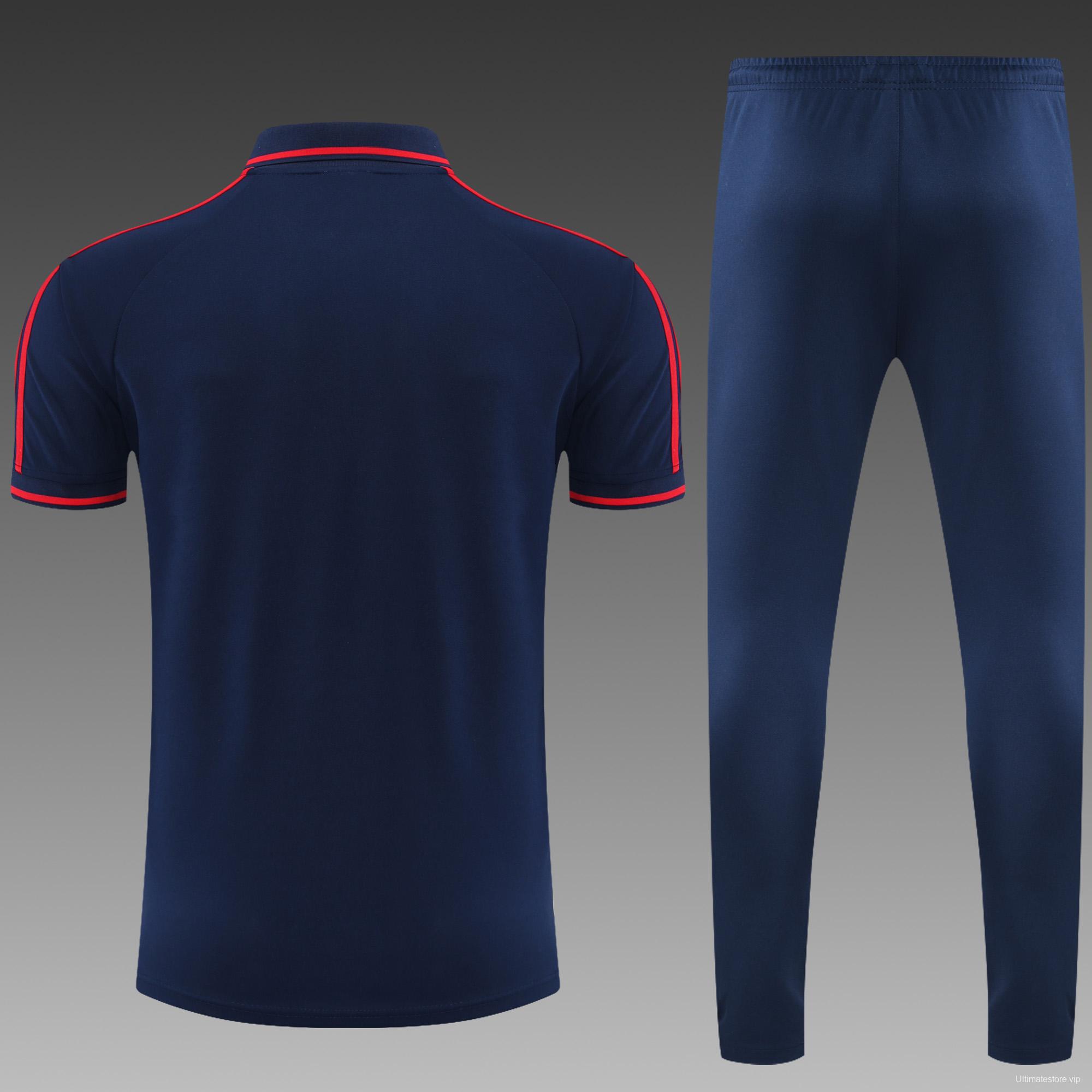 Bayern Munich POLO kit dark blue and red stripes (not supported to be sold separately)