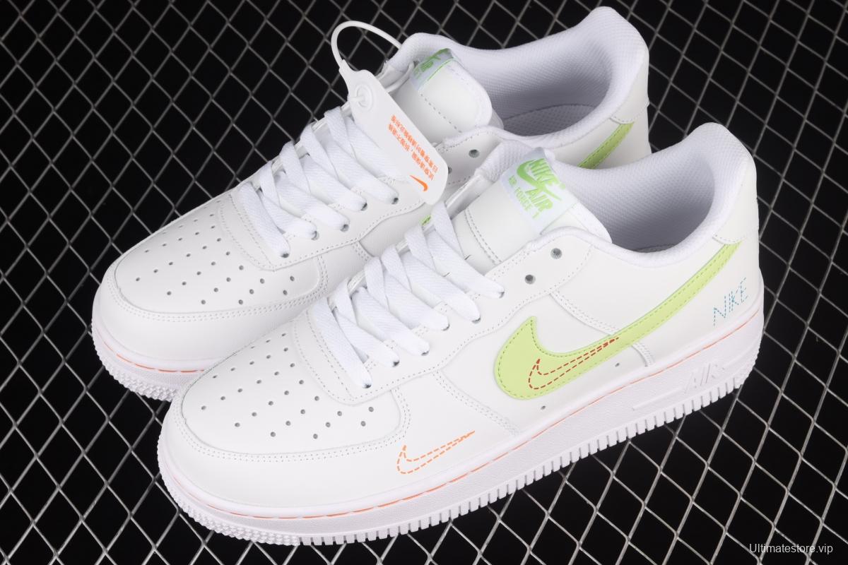 NIKE Air Force 1x07 Low electric embroidery low-top casual board shoes DN8000-100