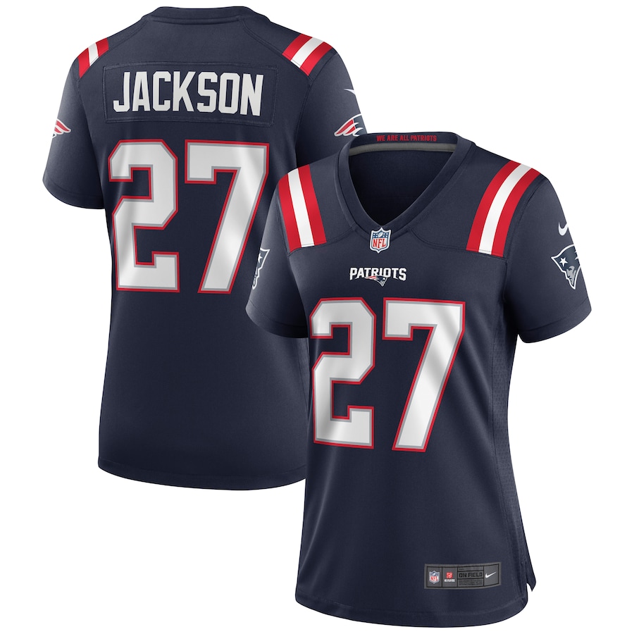 Women's J.C. Jackson Navy Player Limited Team Jersey