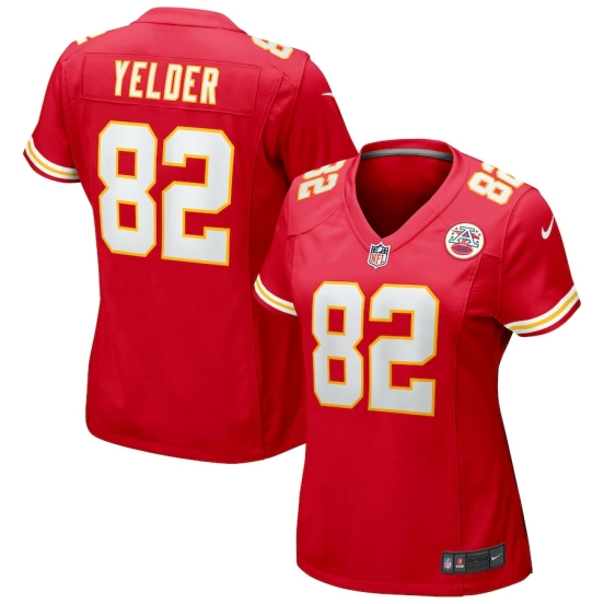 Women's Deon Yelder Red Player Limited Team Jersey