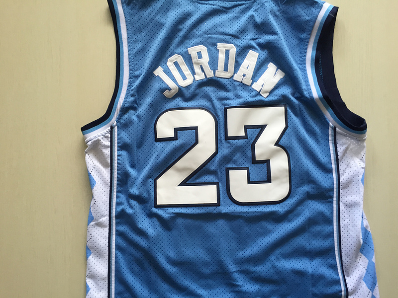 Michael Jordan 23 North Carolina College Basketball Jersey With AJ Logo