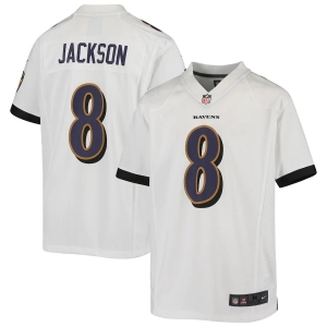 Youth Lamar Jackson White Player Limited Team Jersey