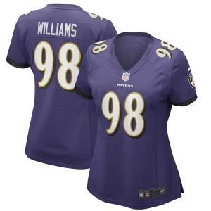 Women's Brandon Williams Purple Player Limited Team Jersey