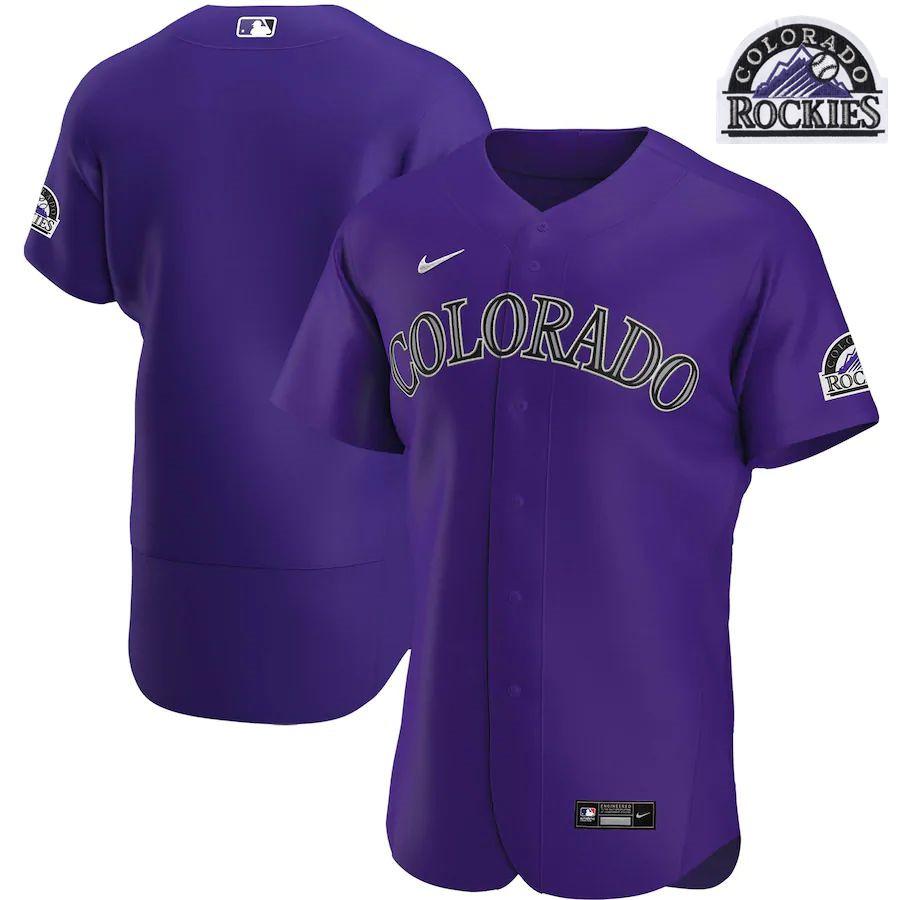 Men's Purple Alternate 2020 Authentic Team Jersey