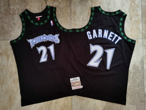 Men's Kevin Garnett Black Retro Classic Team Jersey