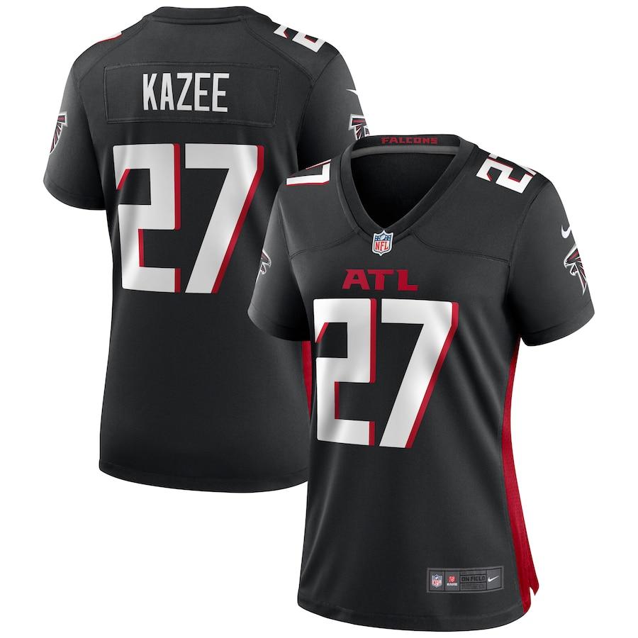 Women's Damontae Kazee Black Player Limited Team Jersey