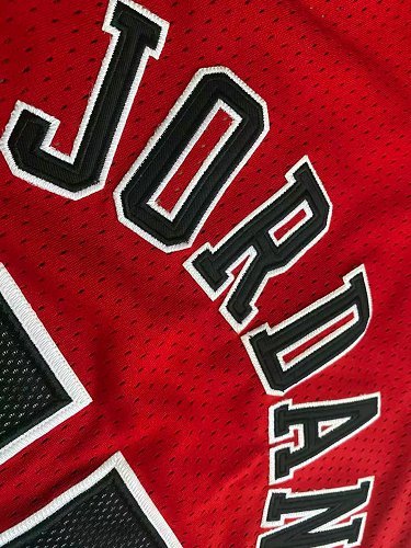 Men's Michael Jordan Red Retro Classic Team Jersey