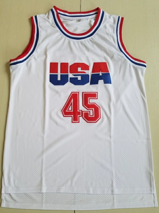 Donald Trump 45 USA Basketball Jersey