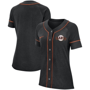 Women's Black Classic Baseball Team Jersey