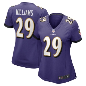 Women's Tramon Williams Purple Player Limited Team Jersey