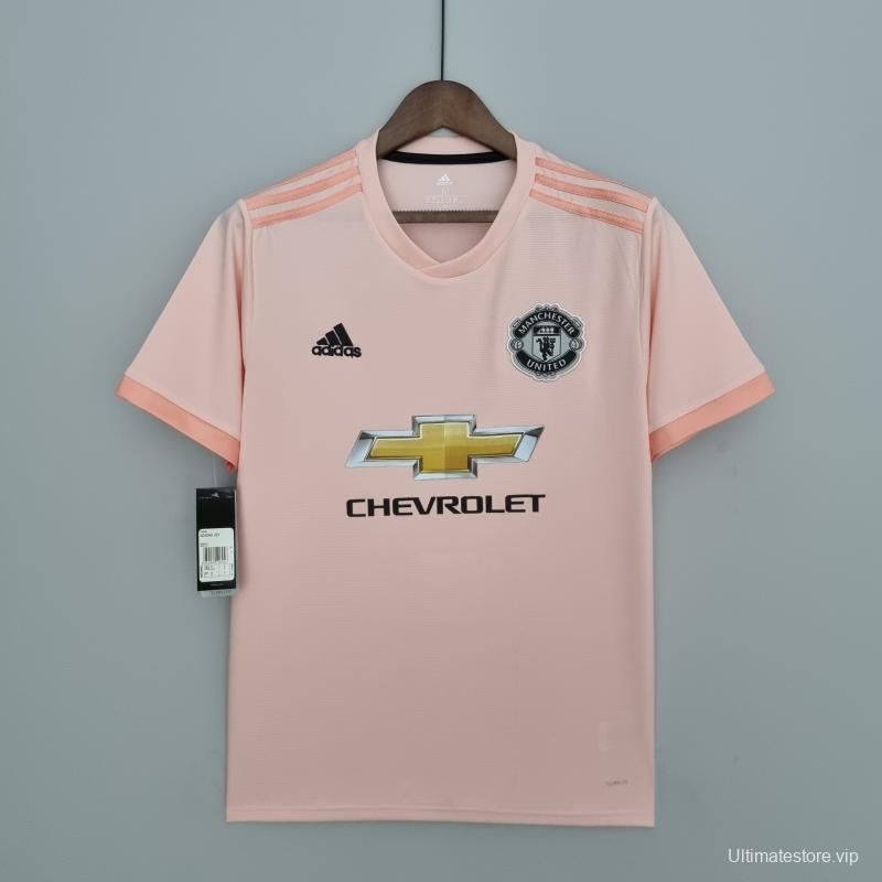 Retro Manchester United 18/19 away Soccer Jersey