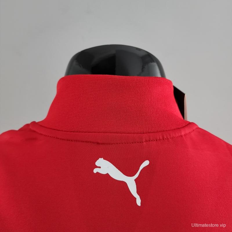 2022 F1 Ferrari Red Vest #0002