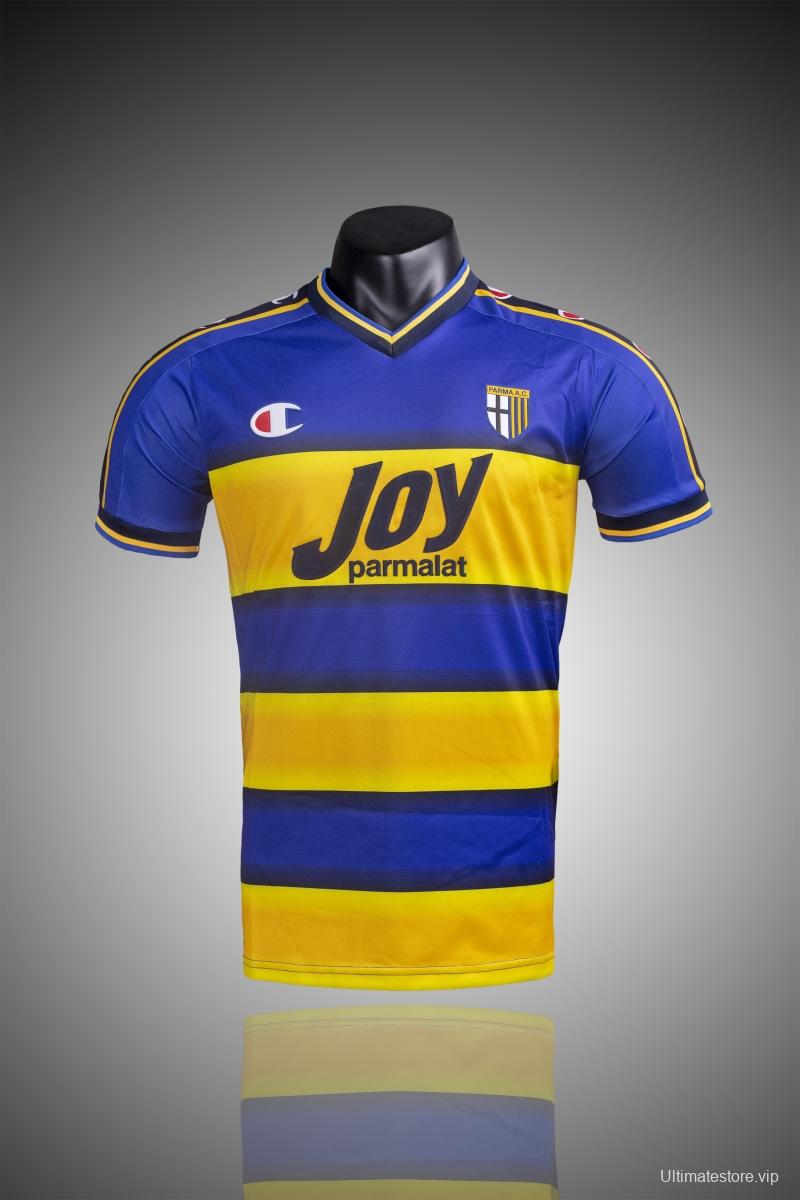 RETRO 01/02 Parma Home Soccer Jersey