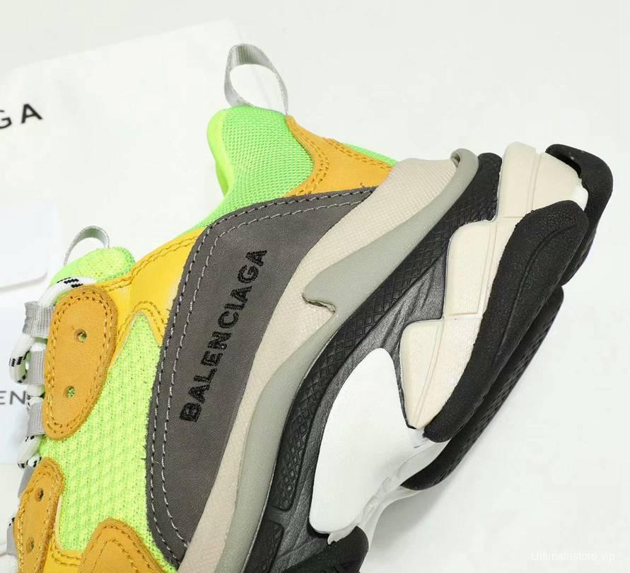 Men/Women Balenciaga Triple-S Sneaker Multi-Color Brown/Green Item 6380340