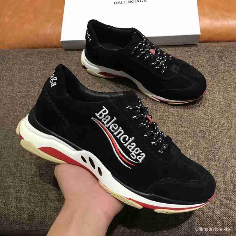 Men Balenciaga Triple S Black Sneaker Item 1216240