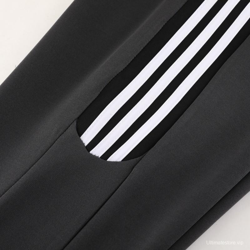 23/24 Adidas Black/White Full Zipper +Pants