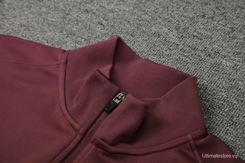 24/25 Barcelona Wine Full Zipper Jacket +Long Pants