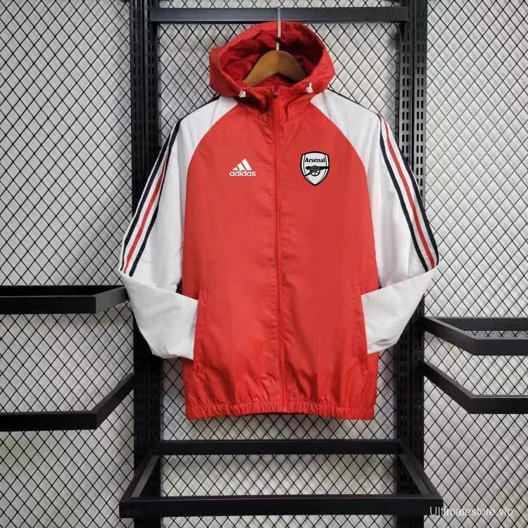 24/25 Arsenal Red Windbreaker