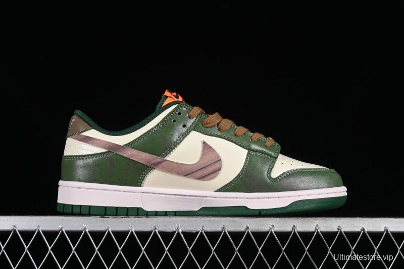 Nike Dunk Low Panda Prank Street Racing Lightyear Distressed SB Strap Low-Top Casual Sneakers - DD1391-300