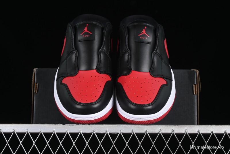 Nike Air Jordan 1 Mule Golf Shoes with Memory Foam and Rotational Traction Outsole - FJ1214-001