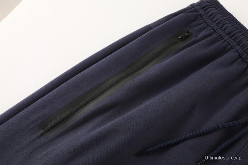 24/25 Nike Navy Hoodie Full Zipper Jacket +Long Pants