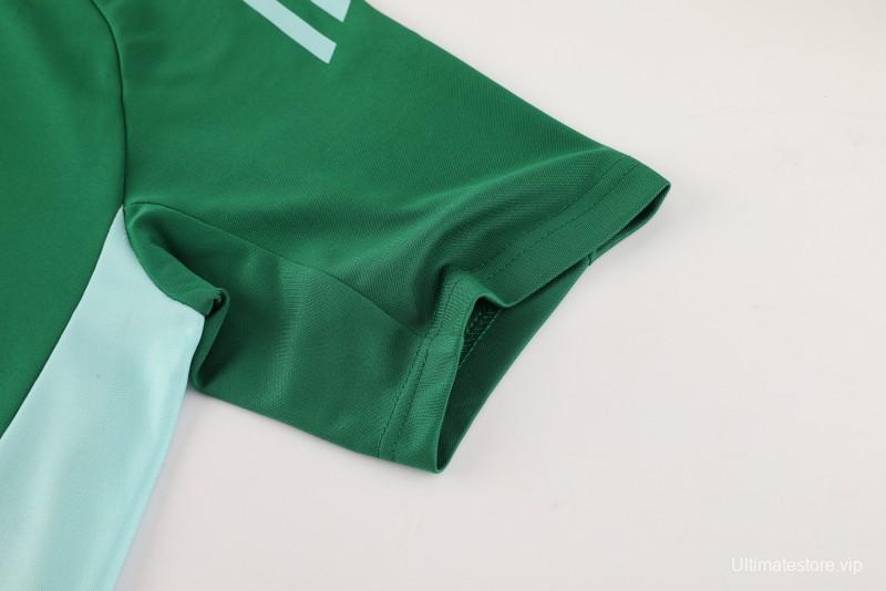 24/25 Adidas Green Short Sleeve Jersey+Shorts