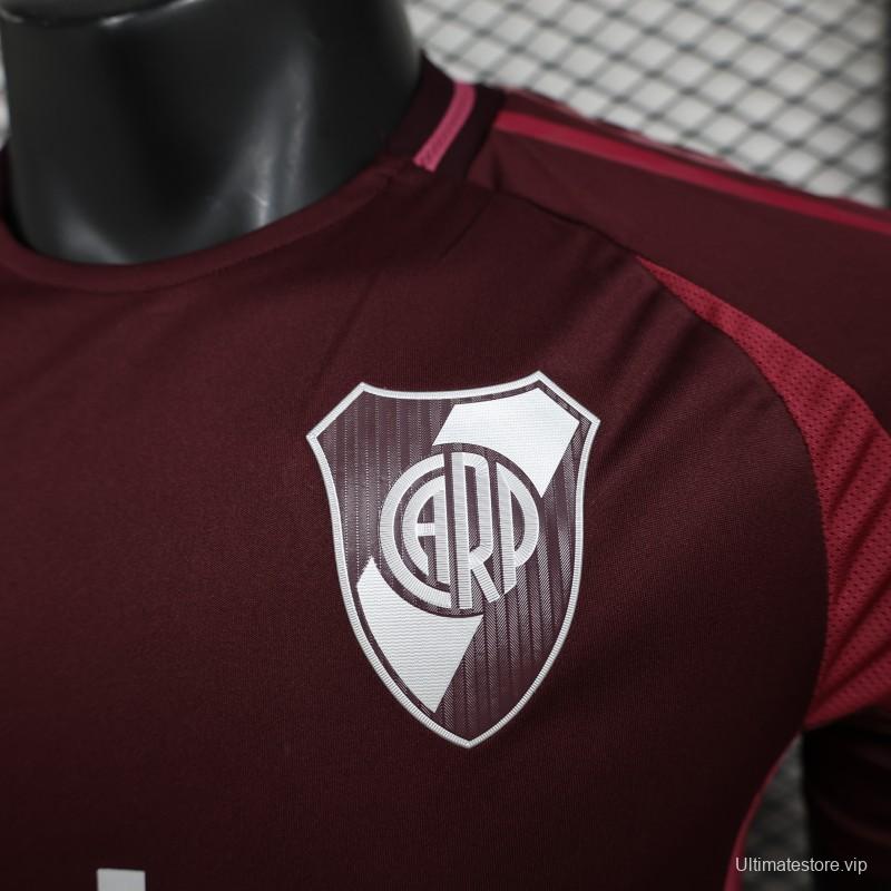 Player Version 24/25 River Plate Away Wine Jersey