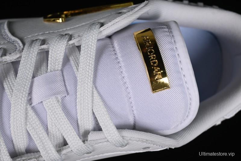Nike Air Jordan 1 Low Method of Make Casual Sneakers in White Gold - FN5032-100