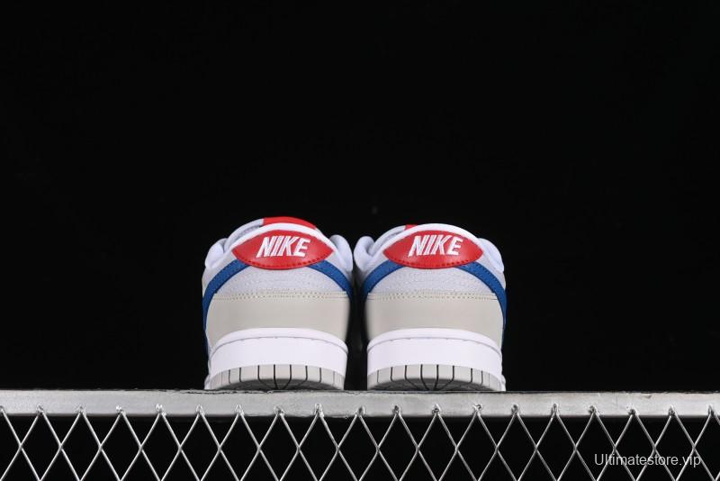 Nike Dunk Low SB Silver Surfer Skateboarding Shoes with Metallic Silver Upper - HF0391-001