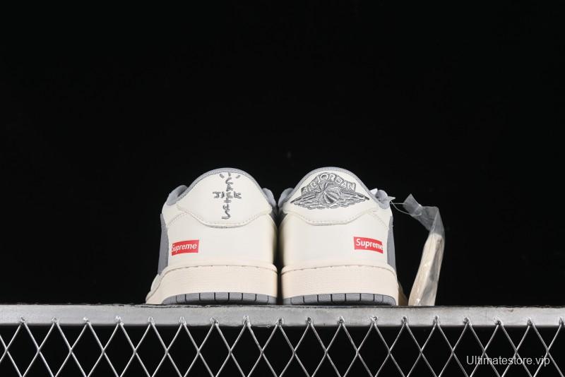 Nike Travis Scott x Fragment Design x Air Jordan 1 Low OG SP AJ1 Supreme Collaboration - XZ1168-003