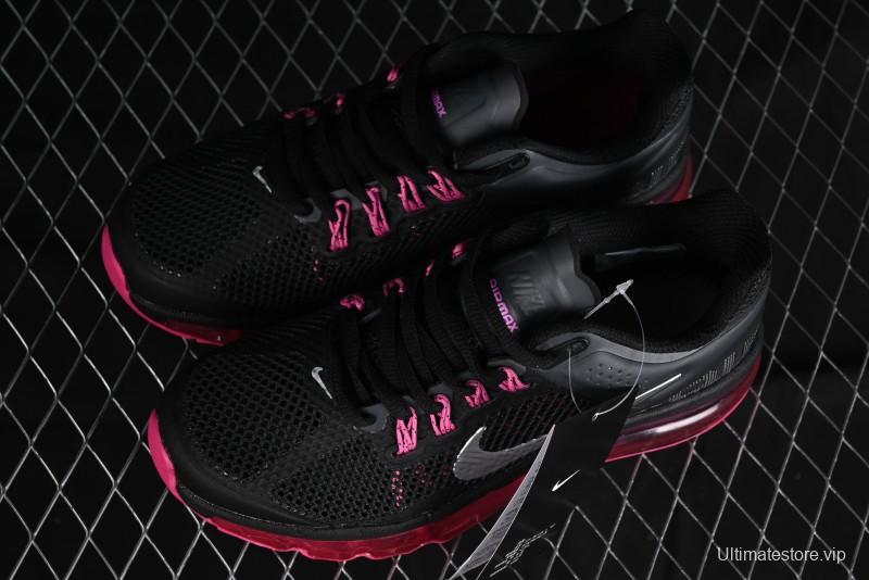 Nike Air Max 2013 Retro Breathable Mesh Cushioned Running Shoes - 555753-001