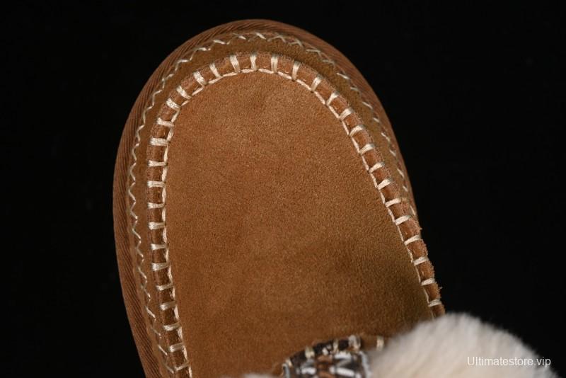 UGG Classic Ultra Mini Alpine Short Boots with Genuine Shearling Lining - 1158224