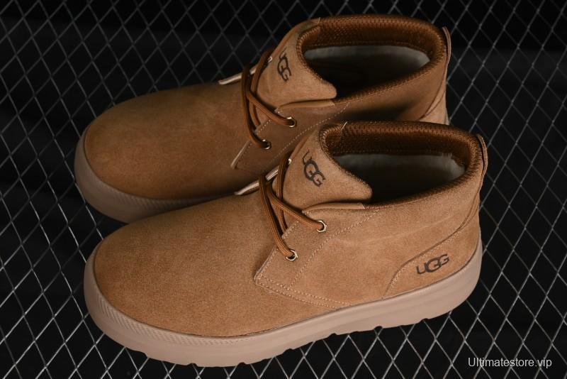 UGG Burleigh Chukka Comfortable Flat Lace-Up Round Toe Fashion Casual Boots - 1151773