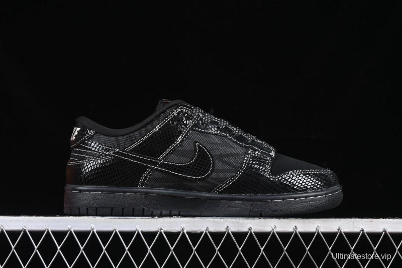 Nike SB Dunk Low Year of the Snake Limited Edition - Black Snake Anniversary High-End Custom Low-Top Casual Sneakers - CH8311-233