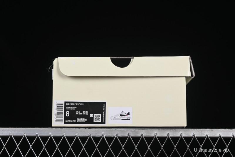 Nike Air Force 1 '07 Low Champion Collaboration Triple Swoosh Low-Top Casual Sneakers - SJ6698-021