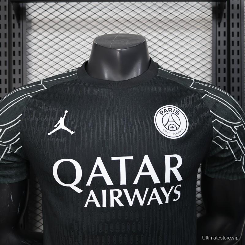 Player Version 25/26 PSG Black Goalkeeper Jersey
