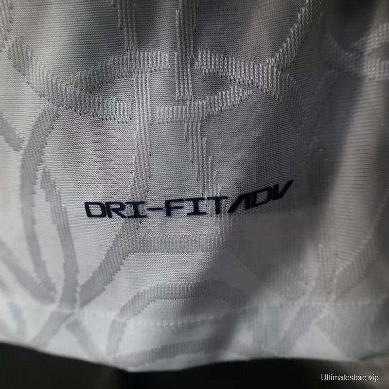 Player Version 25/26 Paris Saint-Germain PSG WHITE Pre-Match Jersey