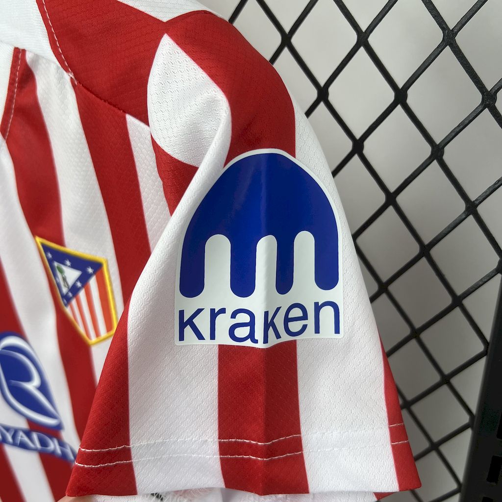 2025/26 Kids Atletico Madrid Home Jersey
