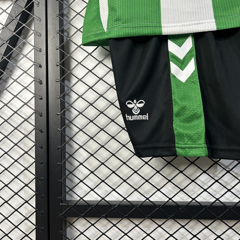 25/26 Kids Real Betis Home Size 16-28 Jersey