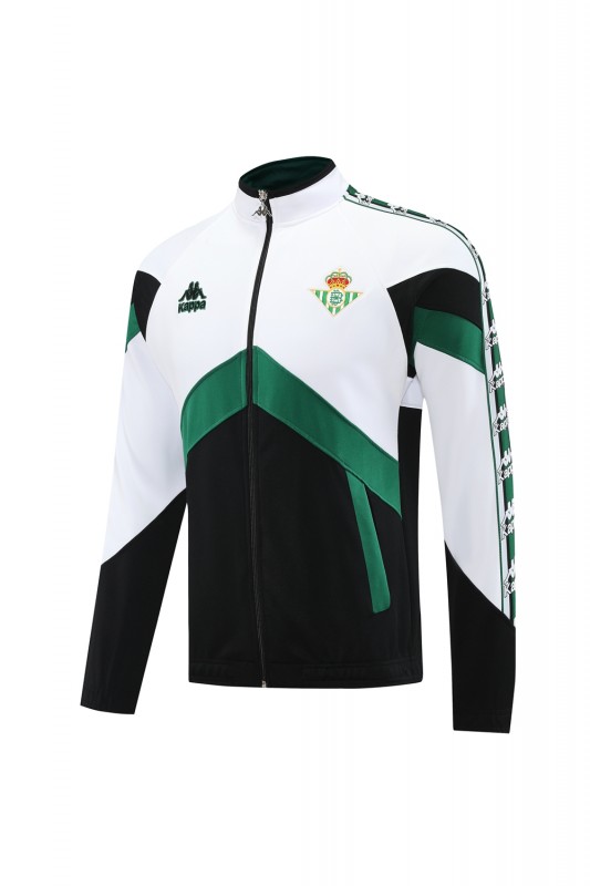 25/26 Real Betis WHITE/Black/Green Full Zipper Jacket + Long Pants