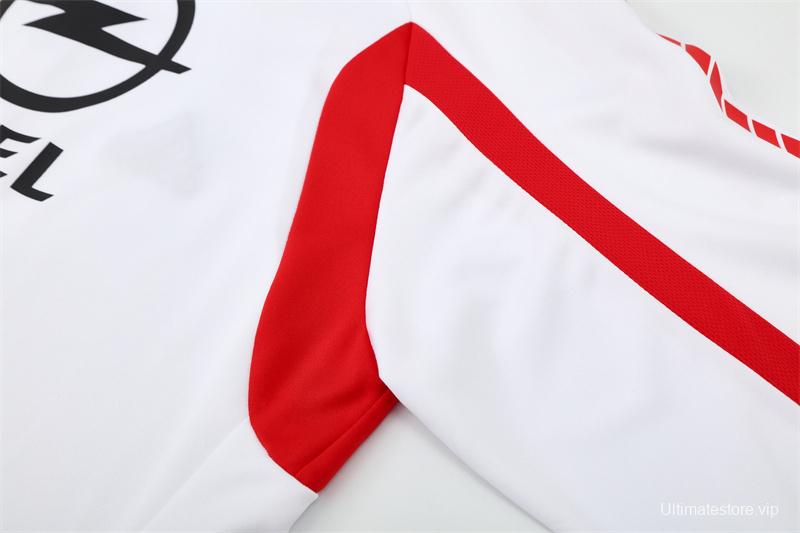 Retro 05/06 AC Milan White Half Zipper Jacket