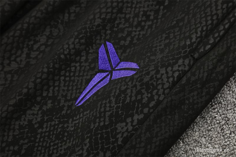 25/26 Barcelona Black Joint Edition Half Zipper Jacket+Long Pants