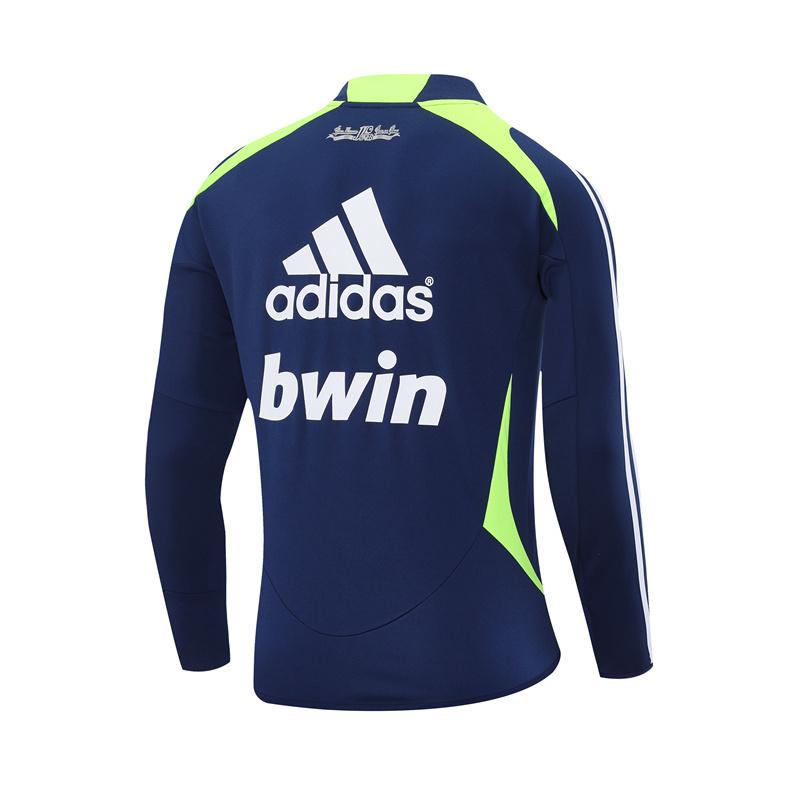 Retro 12/13 Real Madrid Royal Blue Half Zipper Jacket