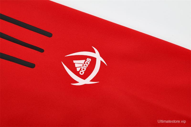 Retro 04/05 AC Milan Red Half Zipper Jacket+Long Pants