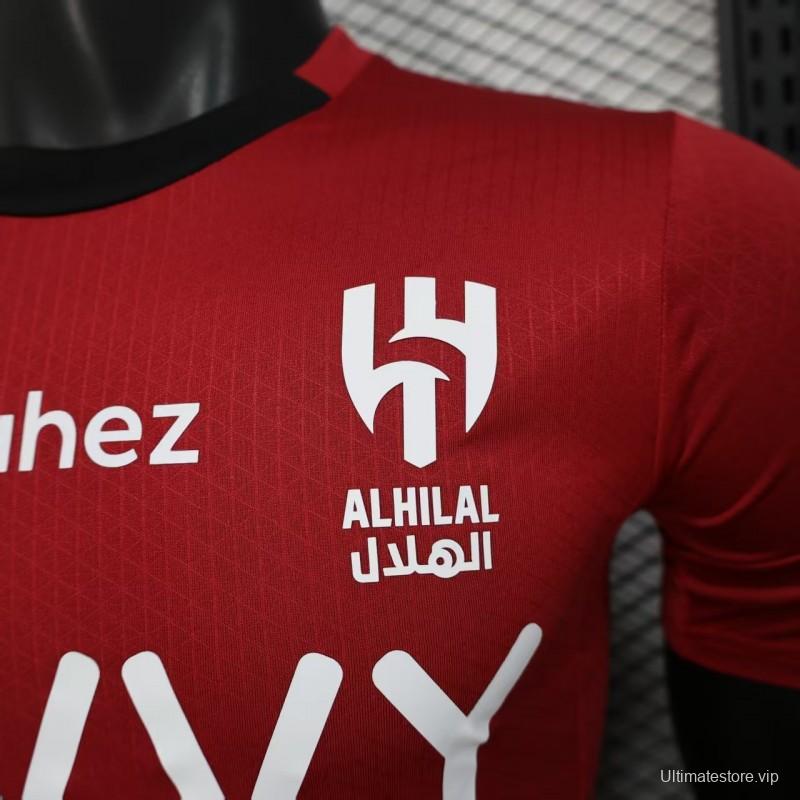 Player Version 25/26 Al Hilal Red Jersey