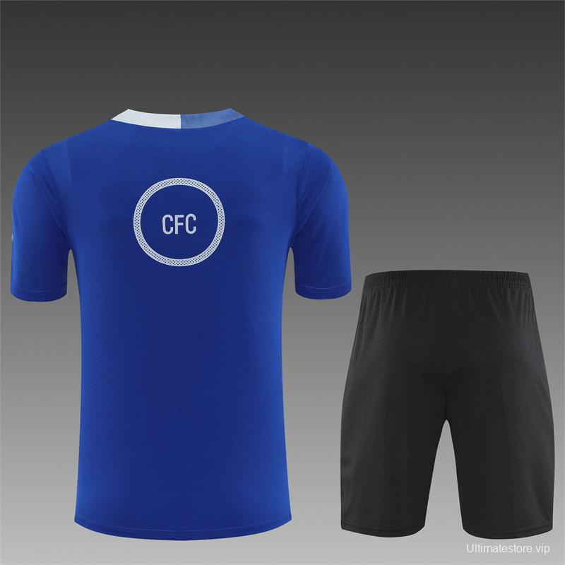 25/26 Chelsea Blue T90 with XS Short Sleeve+Soccer Shorts