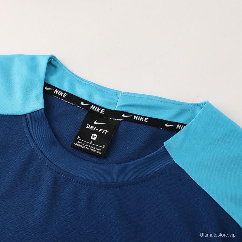 2025 Portugal Royal Blue Short Sleeve+Soccer Shorts