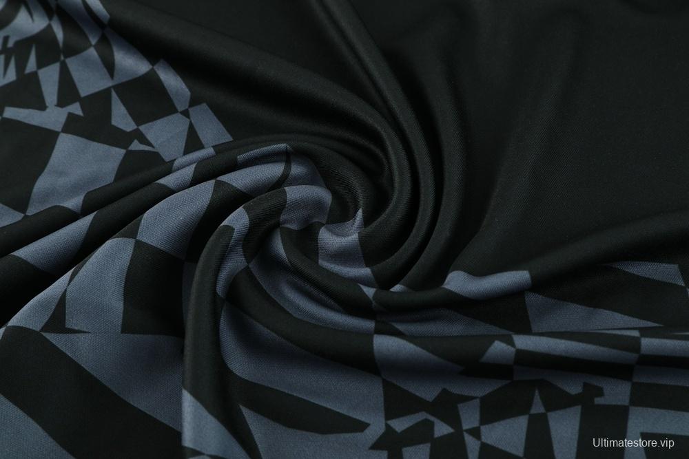 23/24 Newcastle Black S-2XL Half Zipper Jacket+Long Pants